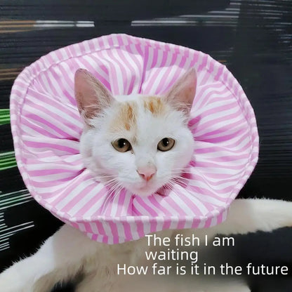Adorable Pet Accessories Elizabeth Collar Anti-Itch Worm Repellent Sterilization Scarf Dogs Cats Supplies 2024 New