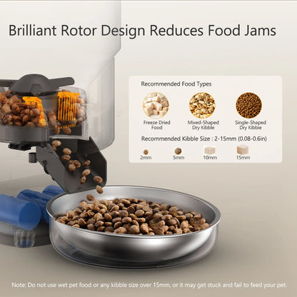 Automatic Cat Feeder Dog Slow Food Machine Smart Pet Feeder With Timed Quantitative Automatic Cat Food Dispenser Cat Dog Bowl