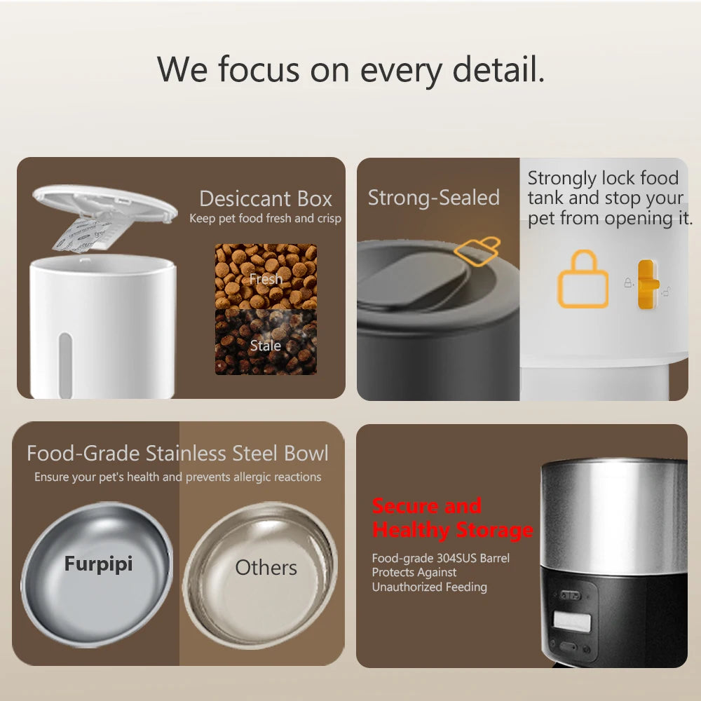 Automatic Cat Feeder Dog Slow Food Machine Smart Pet Feeder With Timed Quantitative Automatic Cat Food Dispenser Cat Dog Bowl