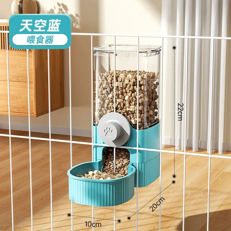Pet Hanging Pet Water Dispenser Dog Water Supplies Hanging Cage Dog Basin Cat Bowl Automatic Feeder  Water Bottle  Pet Supplies