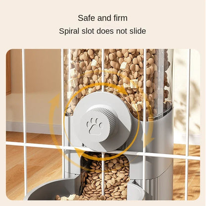 Pet Hanging Pet Water Dispenser Dog Water Supplies Hanging Cage Dog Basin Cat Bowl Automatic Feeder  Water Bottle  Pet Supplies
