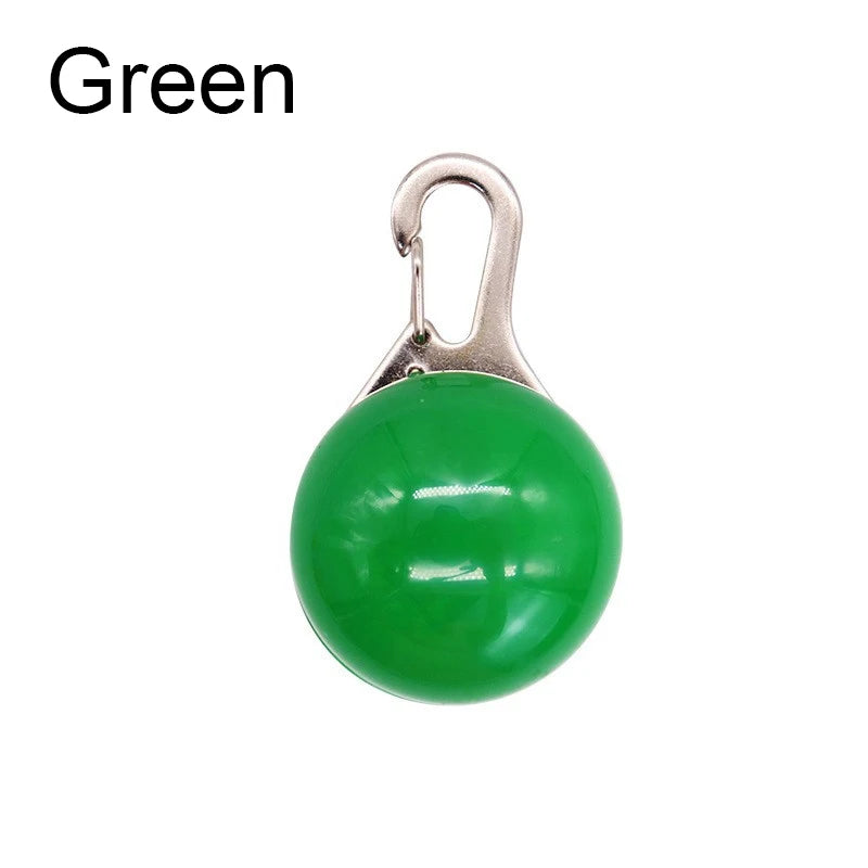 Led Luminous Dog Cat Collar Glowing Pendant Pet Leads Glow Accessories Bright Necklace Luminous Collar Night Safety Decoration