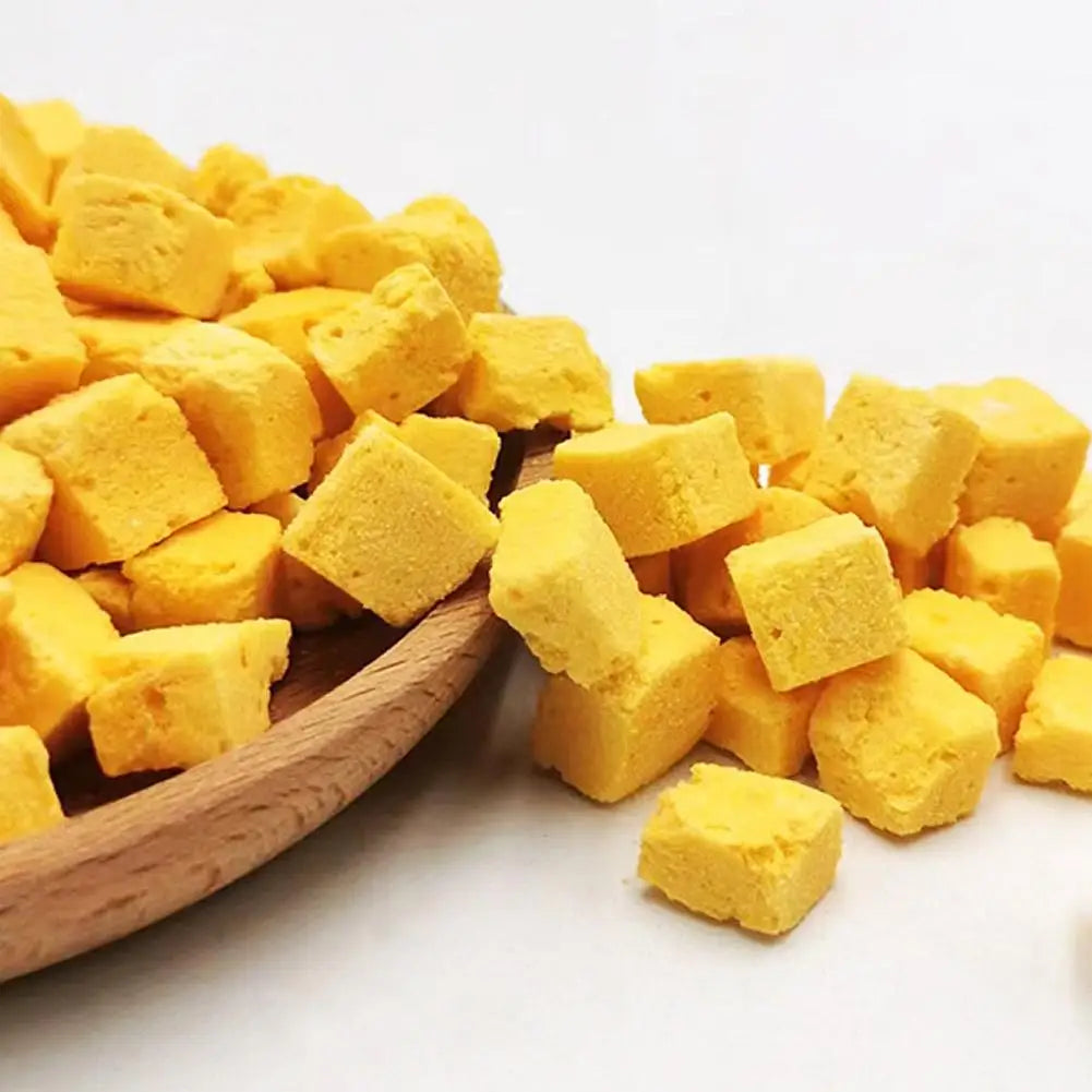 Freeze-dried Egg Yolks Cat Dog Snack 100g/200gsupplement Lecithin Hair Snacks Quail Skin Beauty Pet Care Lysine Nutrition R E4I2