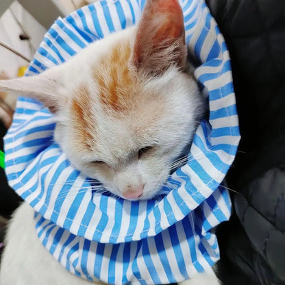 Adorable Pet Accessories Elizabeth Collar Anti-Itch Worm Repellent Sterilization Scarf Dogs Cats Supplies 2024 New