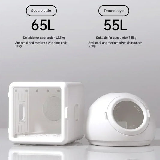 New Spherical Household Dryer Cat and Dog Hair Dryer Hair Blowing Bathing Pet Drying Box Negative Ion Hair Dryer 5-speed