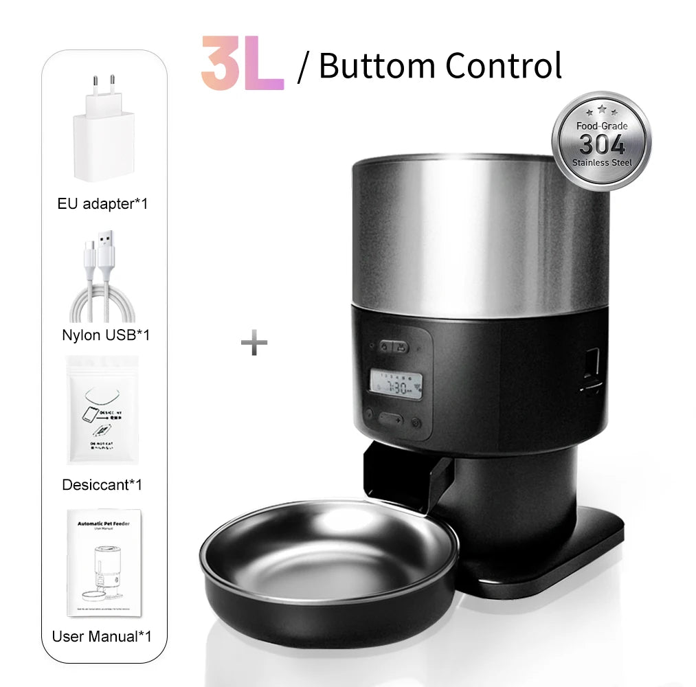 Automatic Cat Feeder Dog Slow Food Machine Smart Pet Feeder With Timed Quantitative Automatic Cat Food Dispenser Cat Dog Bowl