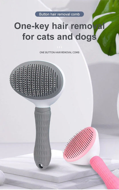 Dog Hair Remover Brush Cat Hair Grooming and Care Comb for Long Hair Dog Pet Removes Hairs Cleaning Bath Brush Pet Supplies