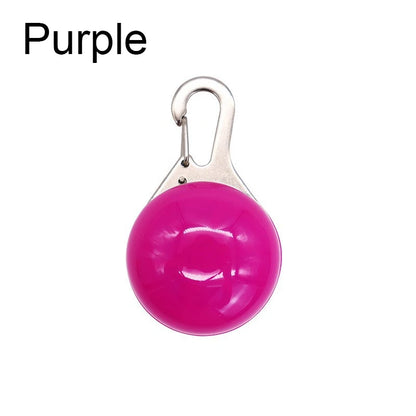 Led Luminous Dog Cat Collar Glowing Pendant Pet Leads Glow Accessories Bright Necklace Luminous Collar Night Safety Decoration