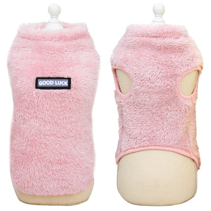 Warm Cat Puppy Clothes Soft Fleece Dog Kitten Jacket Vest Winter Chihuahua Coat Jumpsuit Pajamas Pet Clothing for Small Cat Dogs