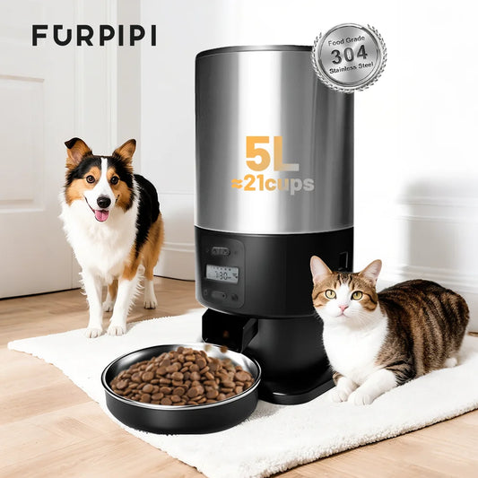 Automatic Cat Feeder Dog Slow Food Machine Smart Pet Feeder With Timed Quantitative Automatic Cat Food Dispenser Cat Dog Bowl