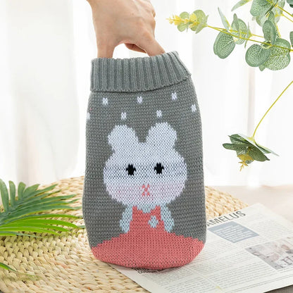 Pet Clothes for Small Medium Dogs Christmas Knitte Dog Sweater Winter Warm Cat Sweater Corgi Teddy Coat Pet New Year Supplies