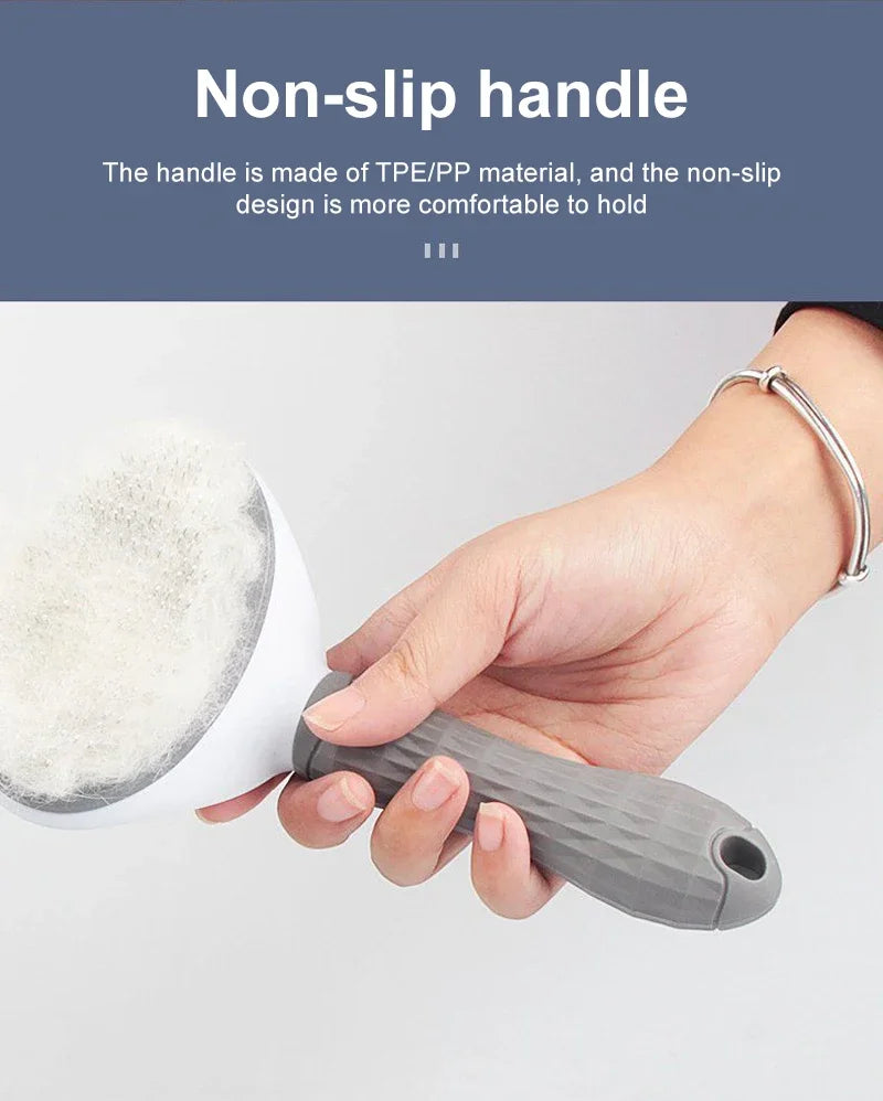 Dog Hair Remover Brush Cat Hair Grooming and Care Comb for Long Hair Dog Pet Removes Hairs Cleaning Bath Brush Pet Supplies
