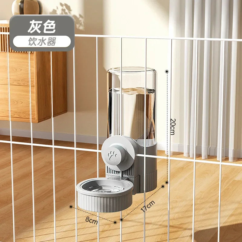 Pet Hanging Pet Water Dispenser Dog Water Supplies Hanging Cage Dog Basin Cat Bowl Automatic Feeder  Water Bottle  Pet Supplies
