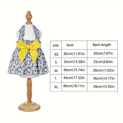 Summer Cotton Sphynx Cat Suspender Skirt Love Flower Pet Princess Dresses for Cats Gotas Katten Kedi Dog Dress mascotas Clothes
