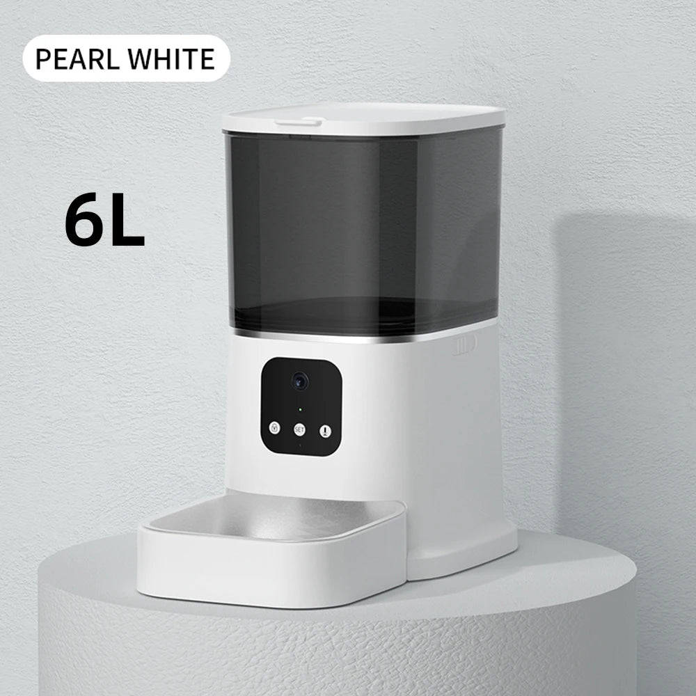 3L 6L Large Capacity Automatic Pet Feeder Smart APP Remote Timing Control Cat Dog Bowl Food Dispenser With Camera WIFI Recording