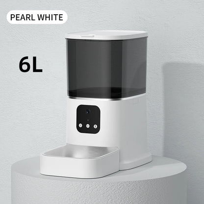 3L 6L Large Capacity Automatic Pet Feeder Smart APP Remote Timing Control Cat Dog Bowl Food Dispenser With Camera WIFI Recording