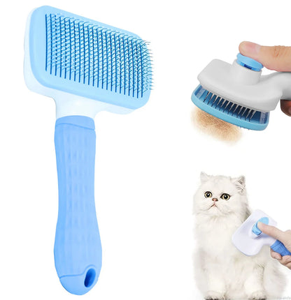Dog Hair Remover Brush Cat Hair Grooming and Care Comb for Long Hair Dog Pet Removes Hairs Cleaning Bath Brush Pet Supplies