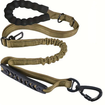 Reflective Shock Absorbing Pet Leashes with Car Seatbelt Medium and Large Dog Tactical Safety Leash Explosion-proof Dog Leash