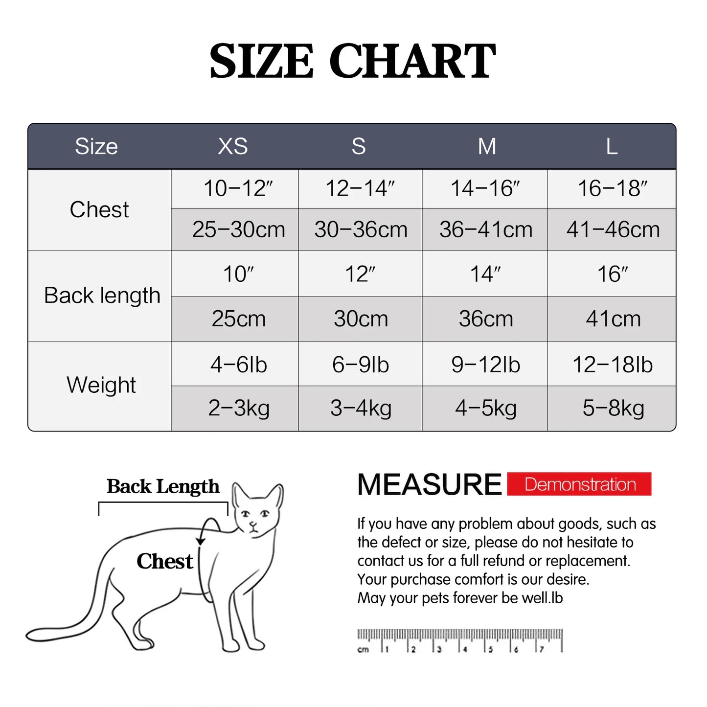 Pet Postoperative Clothes Cat Weaning Cotton Clothes Cat Surgery Recovery Suit Winter Warm Anti-licking Surgery After Recovery