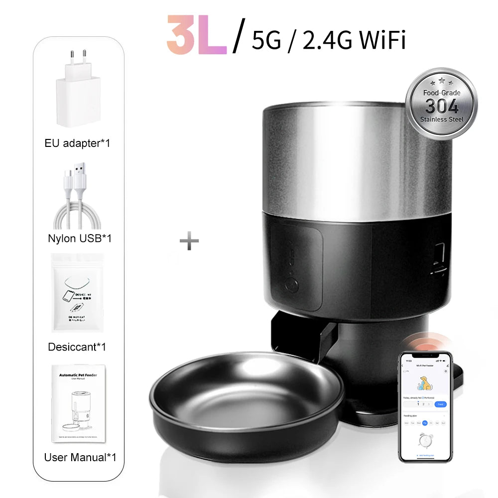 Automatic Cat Feeder Dog Slow Food Machine Smart Pet Feeder With Timed Quantitative Automatic Cat Food Dispenser Cat Dog Bowl