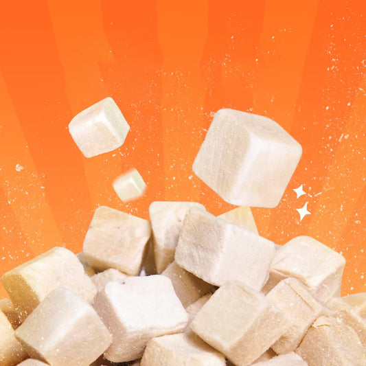 Dog Snack Dog Feeding Snacks Dogs Dog Food Pet Treats Chicken Breast Cubes Raw Flesh and Blood Protein Nutrition 100g