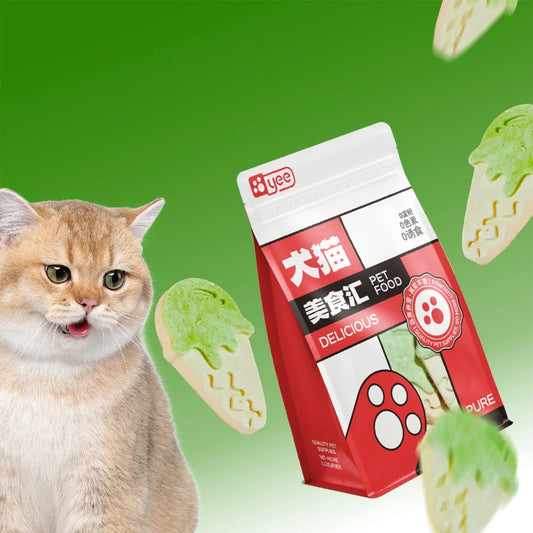 Dry Cat Food Healthy Freeze Dried Cat Treats Goat Milk Cat Grass Snack