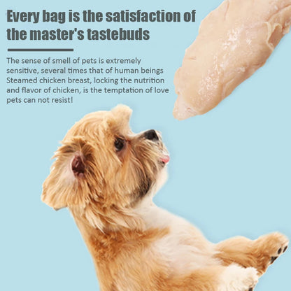 New Cat Snacks Pet Boiled Chicken Breast 40g Natural Fresh Nutritious High Protein Whole Piece Chicken Dog Snacks Pet Food