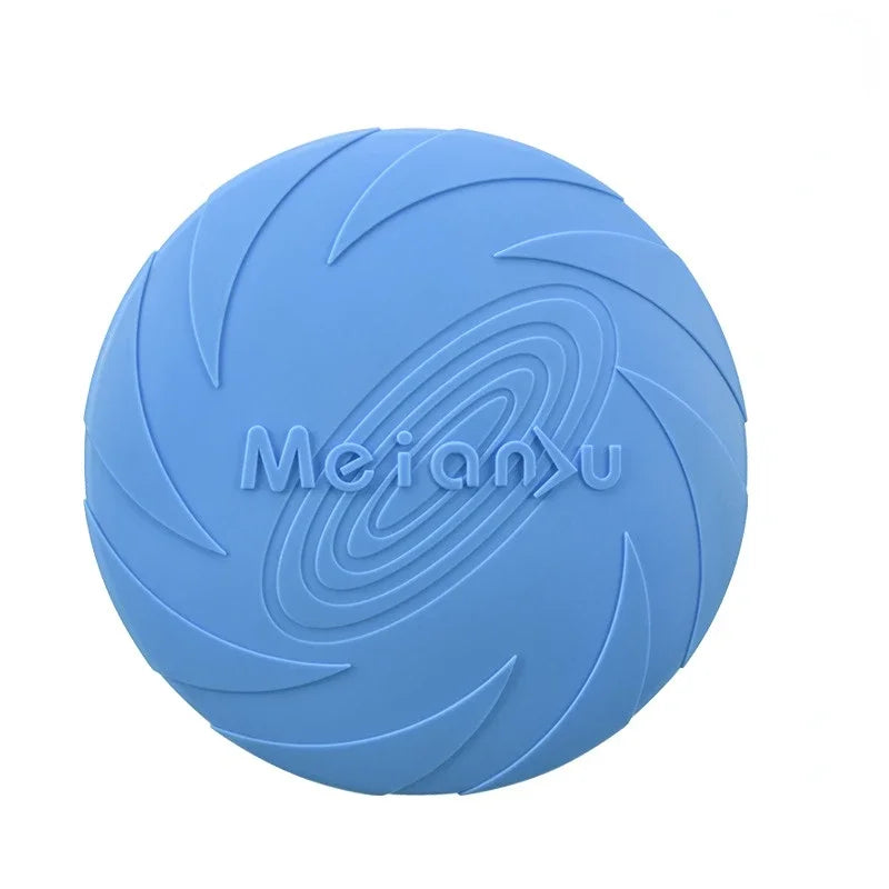 15/18/22cm Fashion Dog Toy Flying Discs Pet Dogs Silicone Game Trainning Interactive Puppy Toys Puppy Pet Supplies