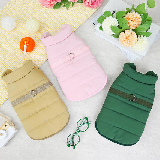 Winter Dog Clothes Soft Warm Dogs Coat Clothing Thick Pet Kitten Puppy Vest Outfit Jacket For Small Medium Dogs Cats Chihuahua