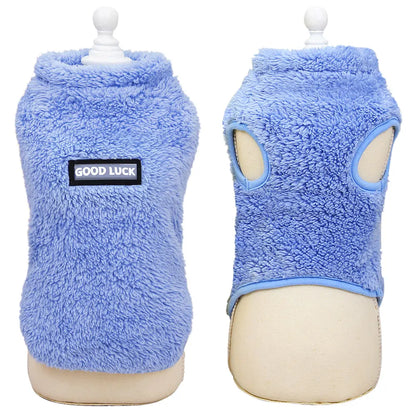 Warm Cat Puppy Clothes Soft Fleece Dog Kitten Jacket Vest Winter Chihuahua Coat Jumpsuit Pajamas Pet Clothing for Small Cat Dogs